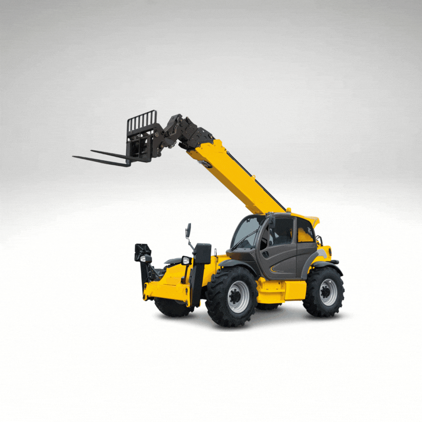 NACELLE CHARIOT ELEVATEUR TELESCOPIQUE CHANTIER MINI PELLE TOUCAN